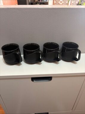 Allure Aladdin Temp Rite Insulated Black Coffee Mugs - Set of 4